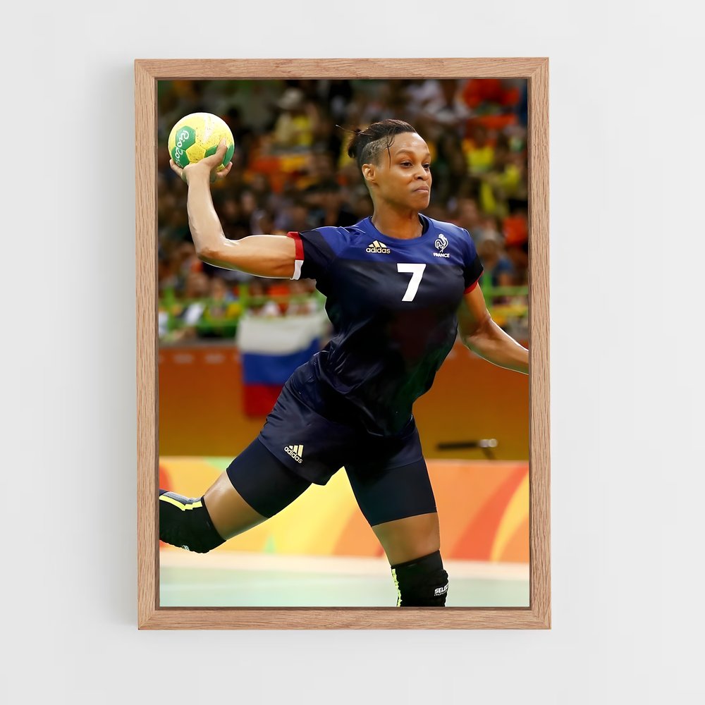 Poster Laura glauser – affiche Handball (vue 4)